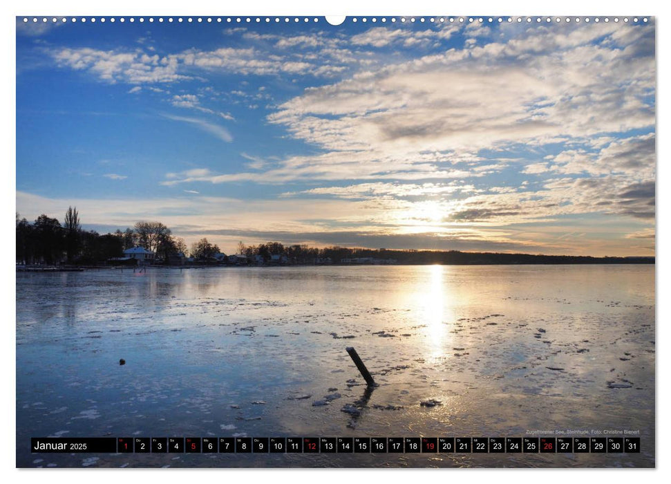 Steinhuder Meer, Momentaufnahmen von Christine Bienert (CALVENDO Premium Wandkalender 2025)