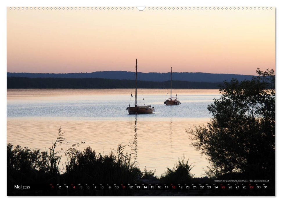 Steinhuder Meer, Momentaufnahmen von Christine Bienert (CALVENDO Premium Wandkalender 2025)