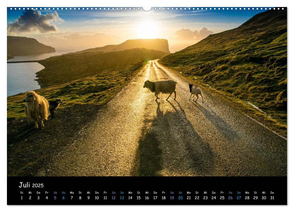 Inseln Des Nordens (CALVENDO Premium Wandkalender 2025)