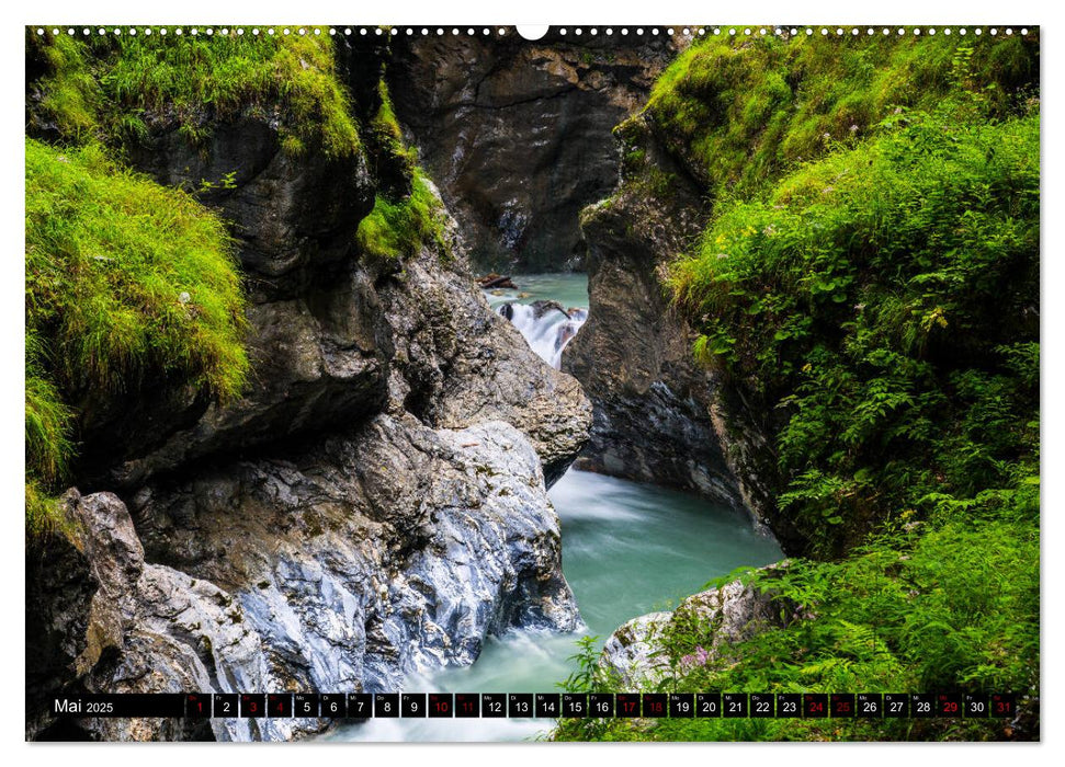 Salzburger Land. Wasser (CALVENDO Premium Wandkalender 2025)