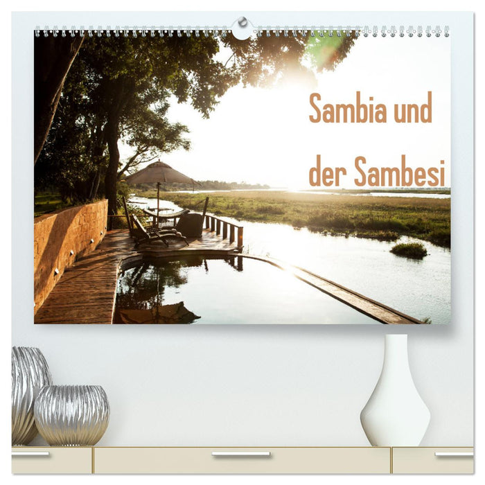 Sambia und der Sambesi (CALVENDO Premium Wandkalender 2025)