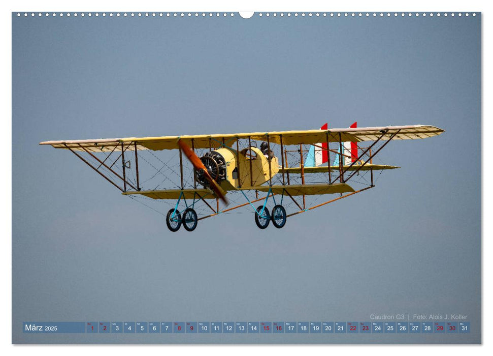 Historische Propellerflugzeuge 2025 (CALVENDO Premium Wandkalender 2025)