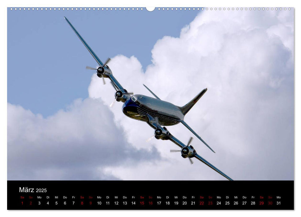 Oldtimer am Himmel (CALVENDO Premium Wandkalender 2025)