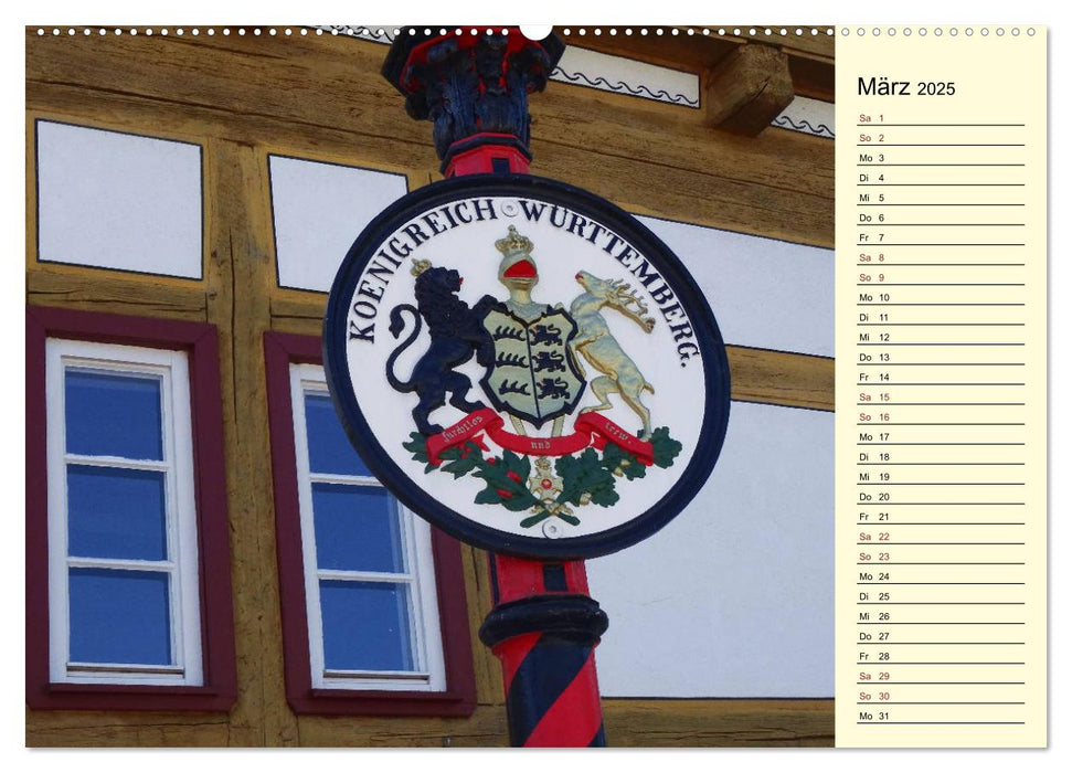 Unterwegs in Waiblingen (CALVENDO Premium Wandkalender 2025)