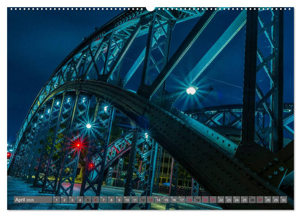 BrückenLichter (CALVENDO Wandkalender 2025)