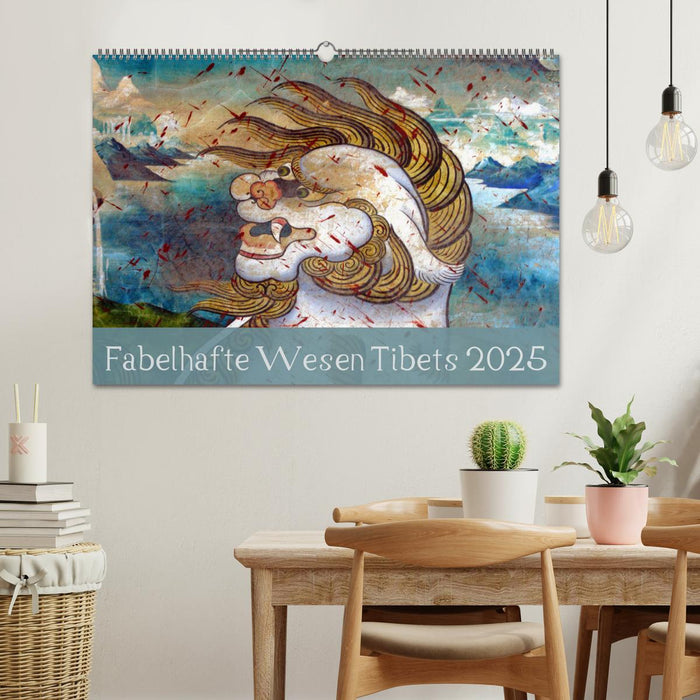 Fabelhafte Wesen Tibets 2025 (CALVENDO Wandkalender 2025)