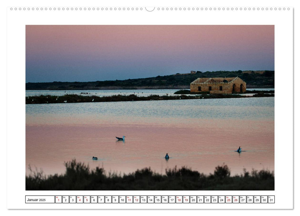 Sonniges Sizilien (CALVENDO Premium Wandkalender 2025)