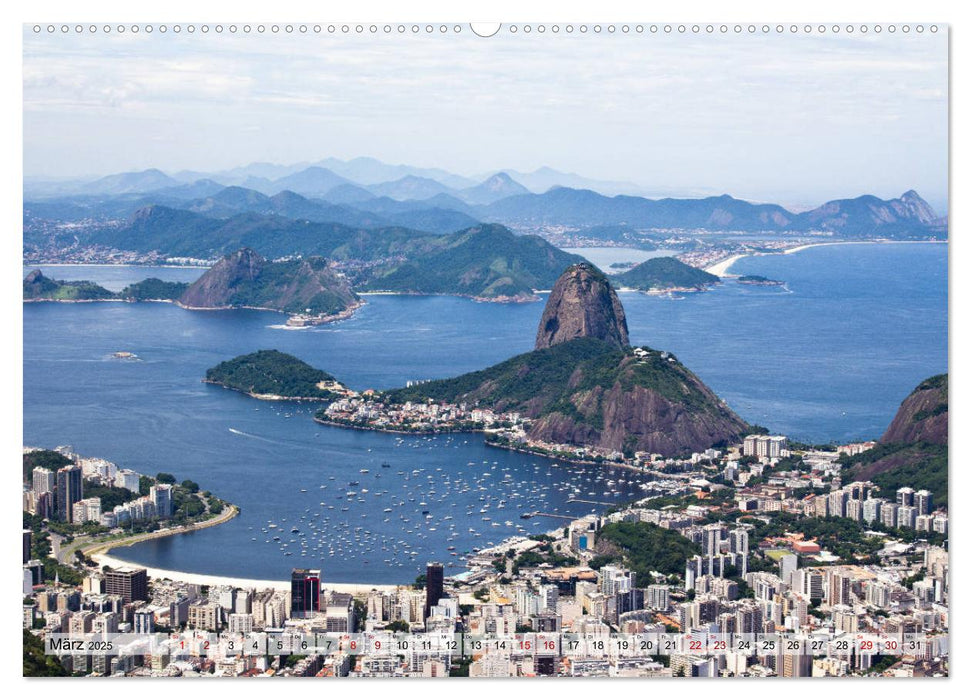 Brasilien - Von Rio nach Florianópolis (CALVENDO Wandkalender 2025)