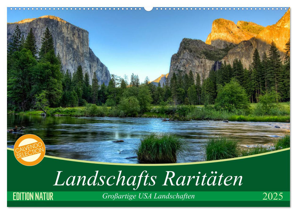 Landschafts Raritäten – Großartige USA Landschaften (CALVENDO Wandkalender 2025)