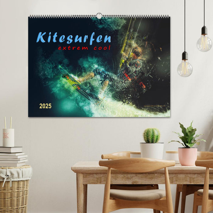 Kitesurfen extrem cool (CALVENDO Wandkalender 2025)