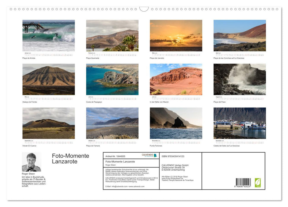 Foto-Momente Lanzarote (CALVENDO Wandkalender 2025)