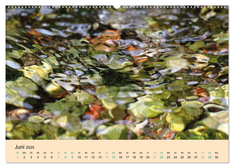 Farben des Wassers (CALVENDO Premium Wandkalender 2025)