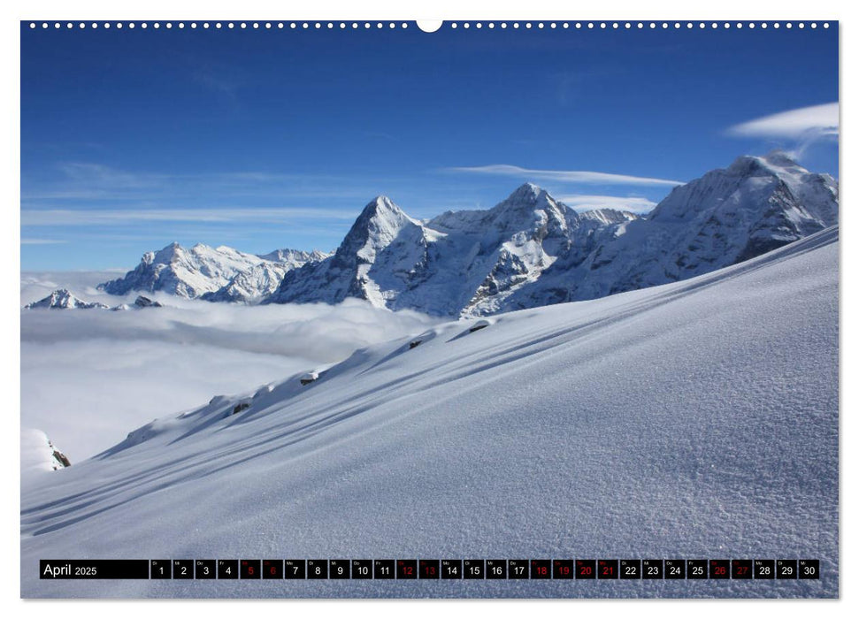 Eiger, Mönch und Jungfrau 2025 (CALVENDO Premium Wandkalender 2025)