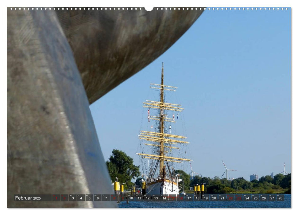 Bremen Vegesack - Ein Stadtteil mit Flair (CALVENDO Premium Wandkalender 2025)