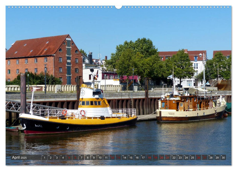 Bremen Vegesack - Ein Stadtteil mit Flair (CALVENDO Premium Wandkalender 2025)