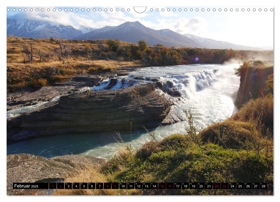 Patagonien - Parques Torres del Paine und Los Glaciares (CALVENDO Wandkalender 2025)