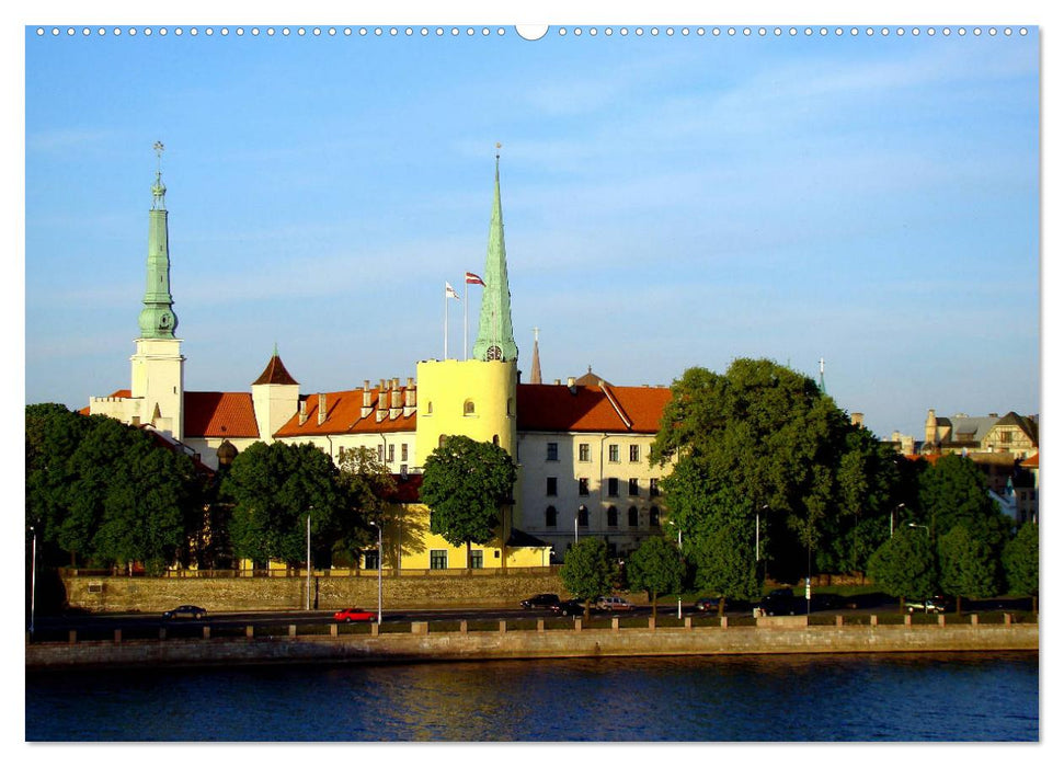 Traumschlösser in Lettland (CALVENDO Premium Wandkalender 2025)