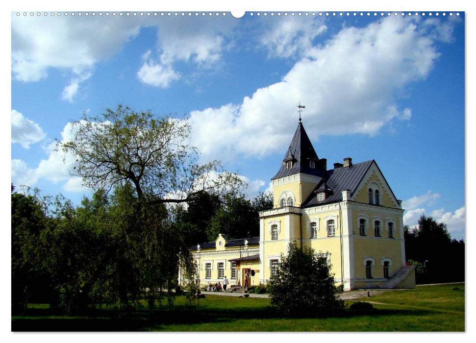 Traumschlösser in Lettland (CALVENDO Premium Wandkalender 2025)