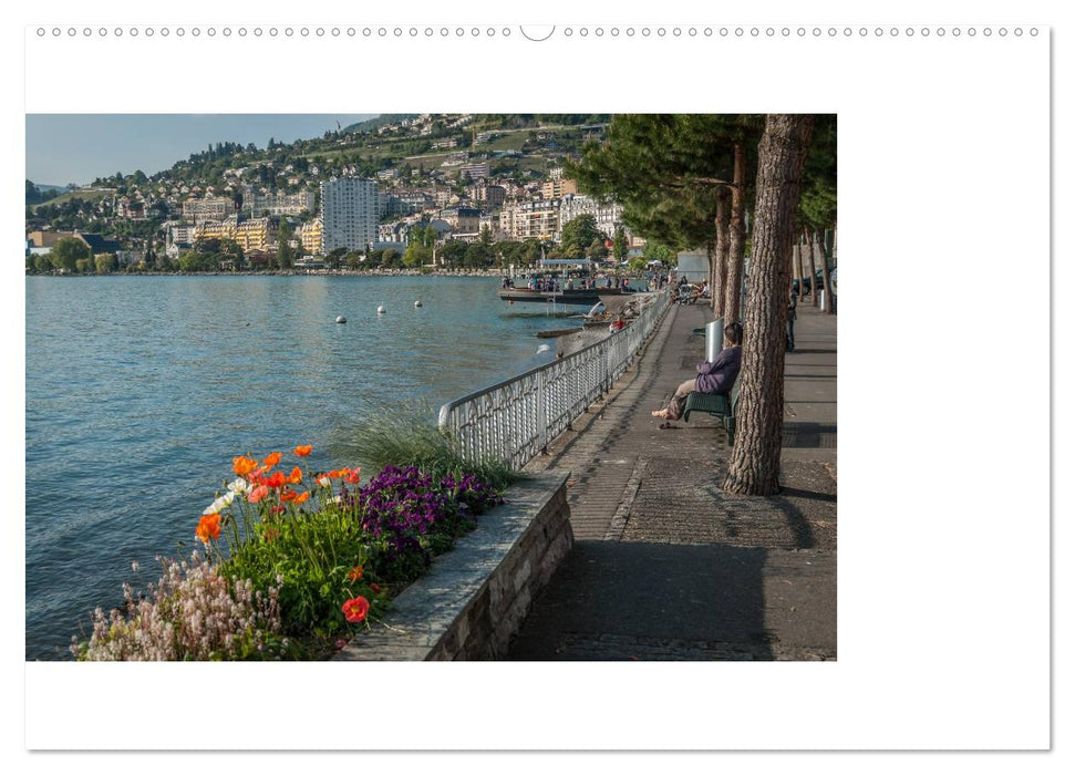 Montreux - Die Ufer des Genfer Sees (CALVENDO Premium Wandkalender 2025)