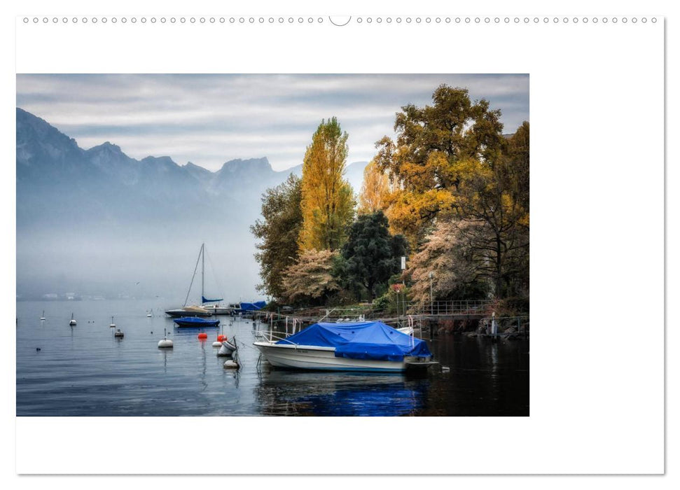 Montreux - Die Ufer des Genfer Sees (CALVENDO Premium Wandkalender 2025)