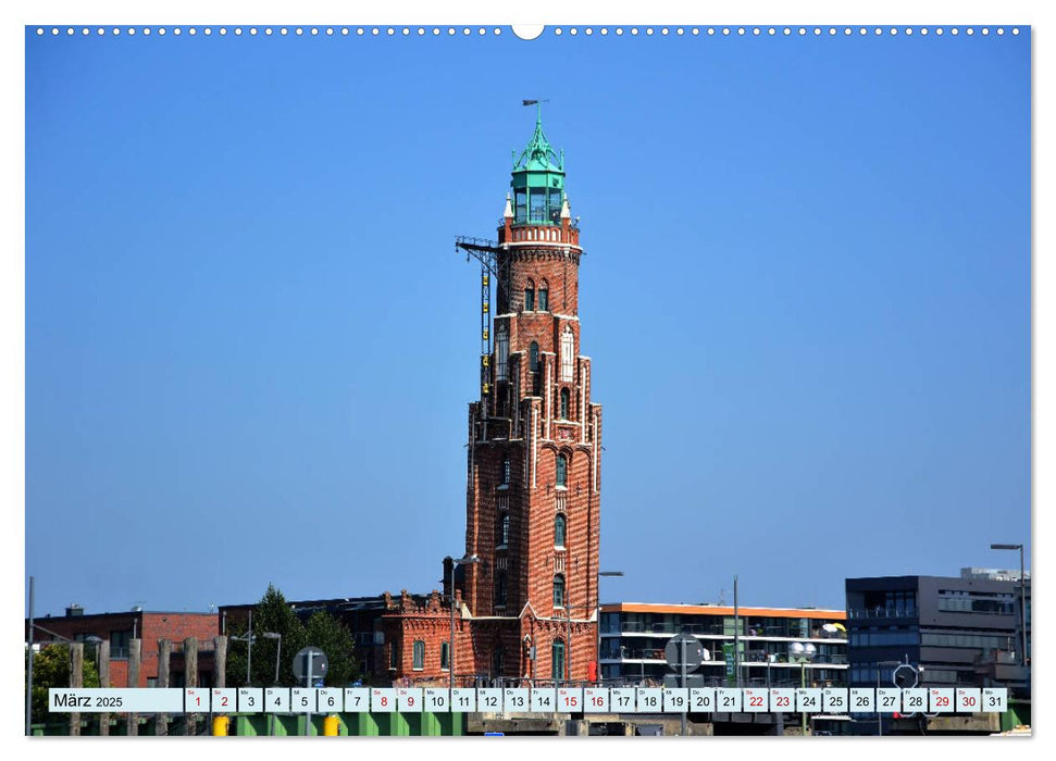 BREMERHAFEN Die Seestadt im nördlichen Weser-Elbe Dreieck (CALVENDO Premium Wandkalender 2025)