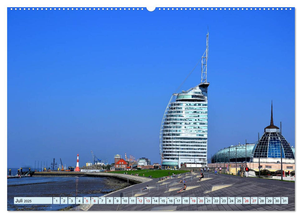 BREMERHAFEN Die Seestadt im nördlichen Weser-Elbe Dreieck (CALVENDO Premium Wandkalender 2025)