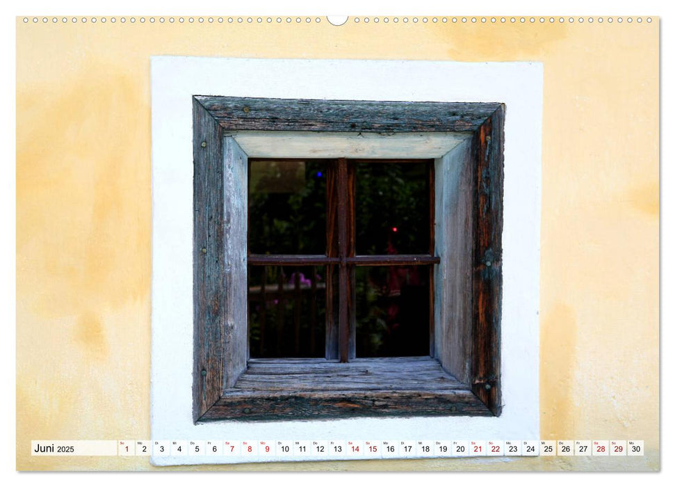 Bauernfenster (CALVENDO Premium Wandkalender 2025)