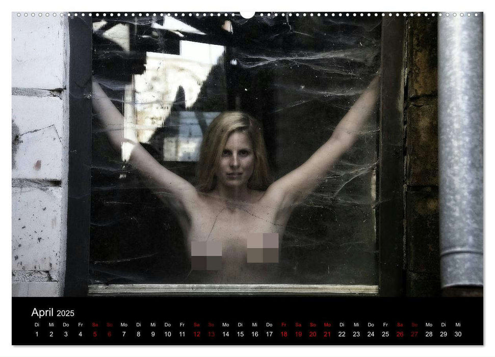 Nackt am Fenster (CALVENDO Wandkalender 2025)