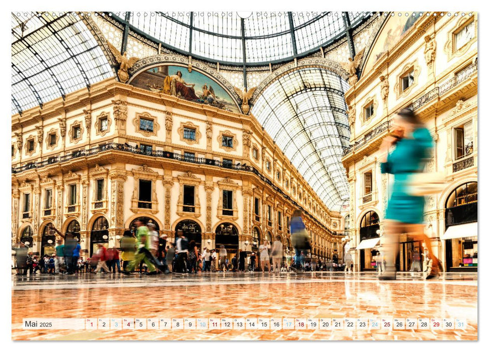 Italienisches Stadtgeflüster, Rom - Mailand - Florenz (CALVENDO Premium Wandkalender 2025)