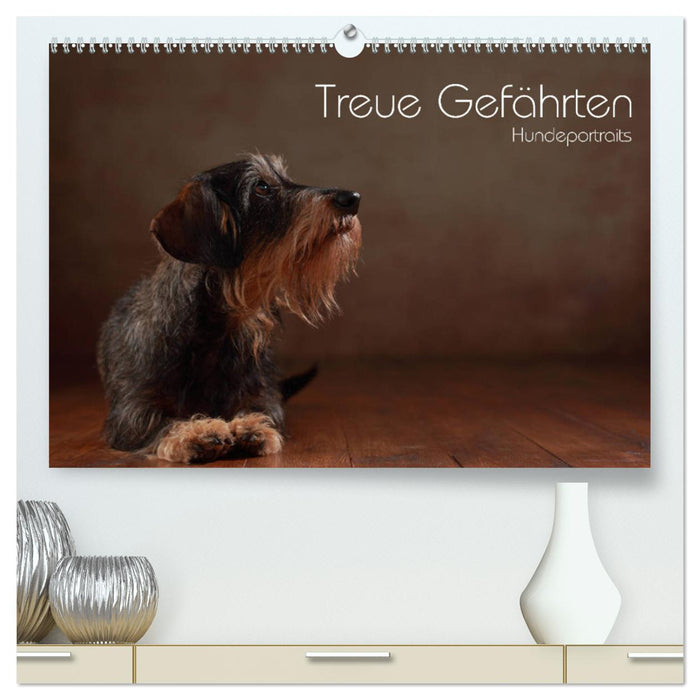 Treue Gefährten - Hundeportraits (CALVENDO Premium Wandkalender 2025)