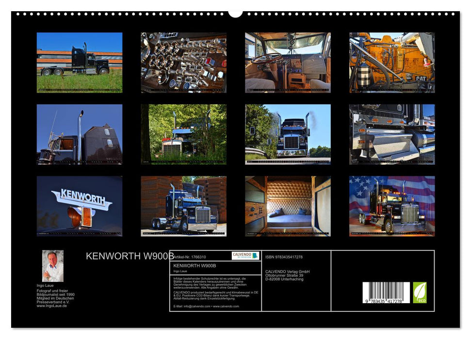 KENWORTH W900B (CALVENDO Premium Wandkalender 2025)