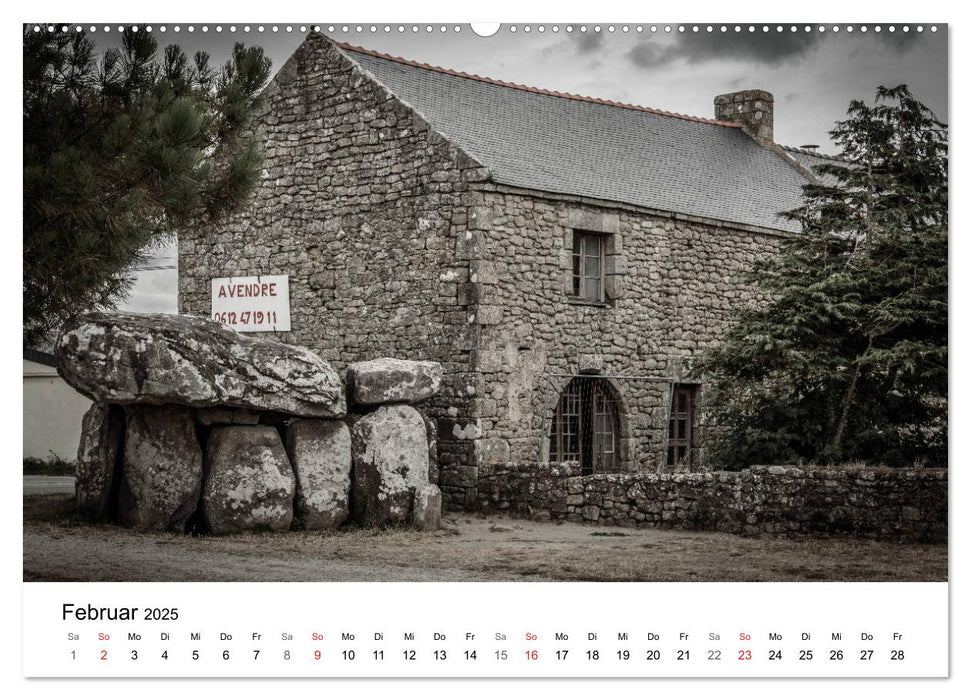 Foto-Momente Frankreich - Dolmen und Menhire (CALVENDO Wandkalender 2025)