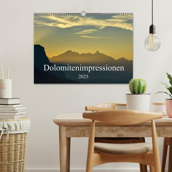 Dolomitenimpressionen (CALVENDO Wandkalender 2025)