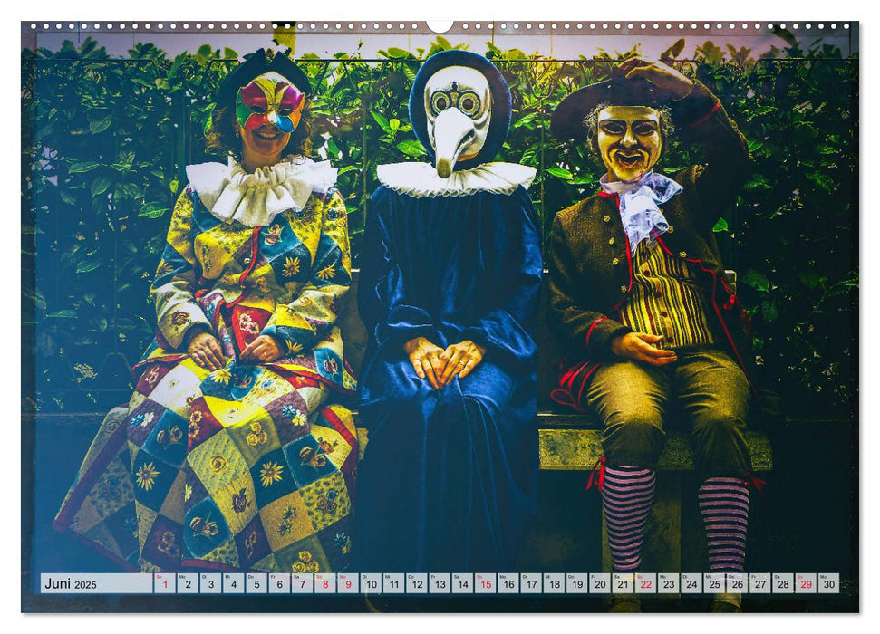 Festival der Masken (CALVENDO Premium Wandkalender 2025)