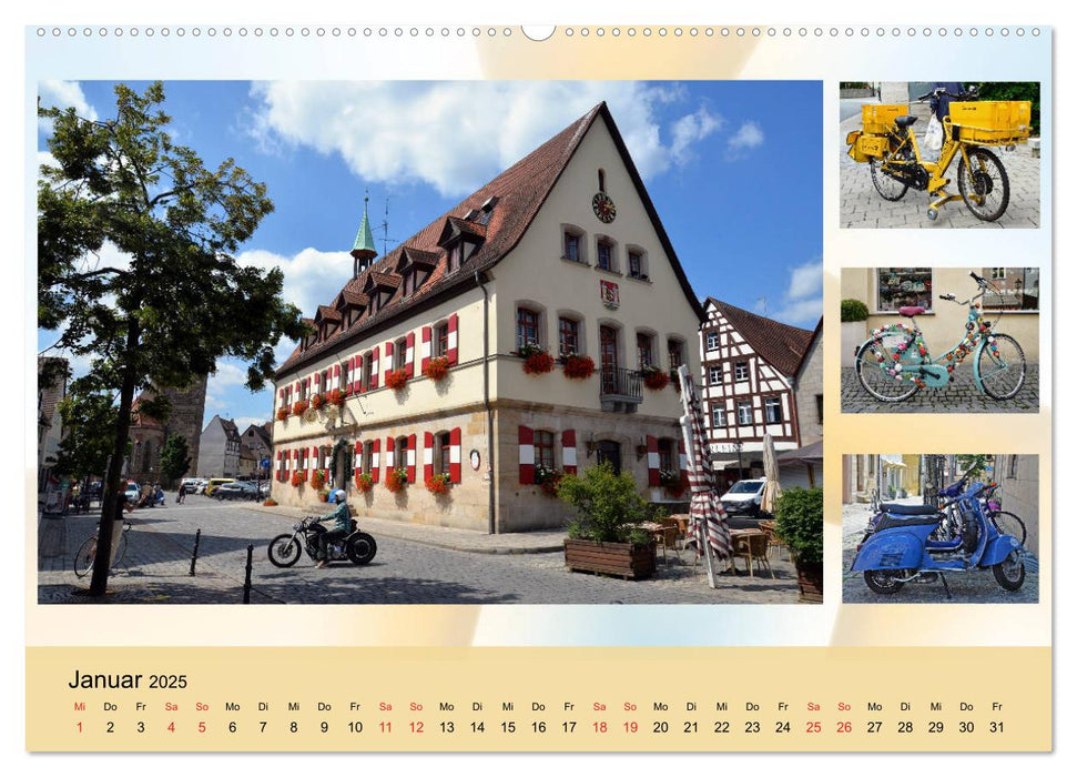 Lauf an der Pegnitz ist bunt (CALVENDO Premium Wandkalender 2025)