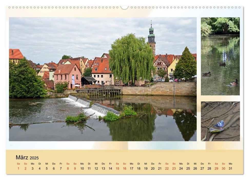 Lauf an der Pegnitz ist bunt (CALVENDO Premium Wandkalender 2025)