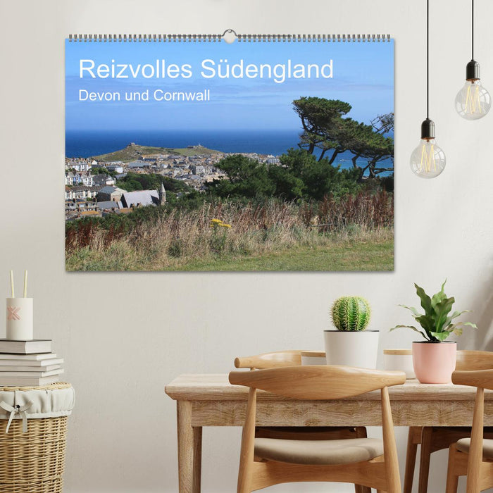 Reizvolles Südengland Devon und Cornwall (CALVENDO Wandkalender 2025)