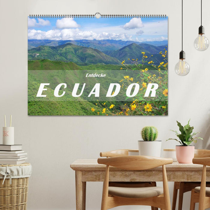 Entdecke Ecuador (CALVENDO Wandkalender 2025)