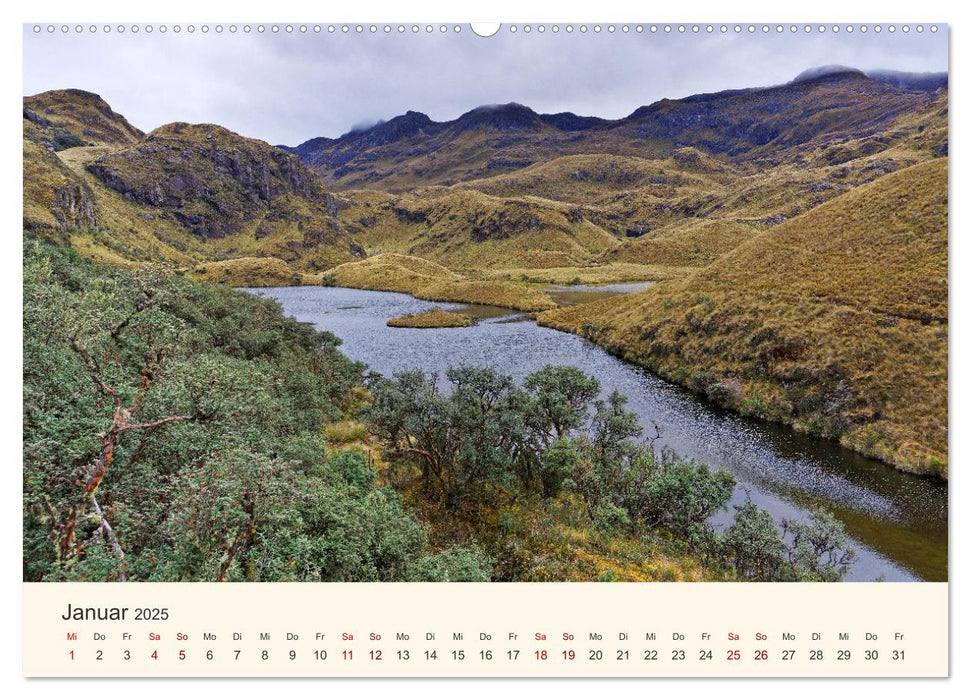 Entdecke Ecuador (CALVENDO Wandkalender 2025)