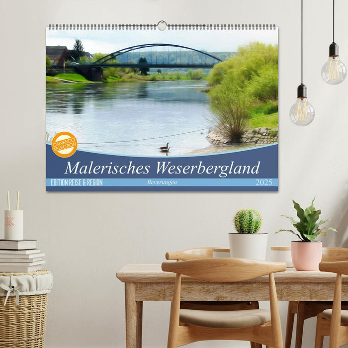 Malerisches Weserbergland - Beverungen (CALVENDO Wandkalender 2025)