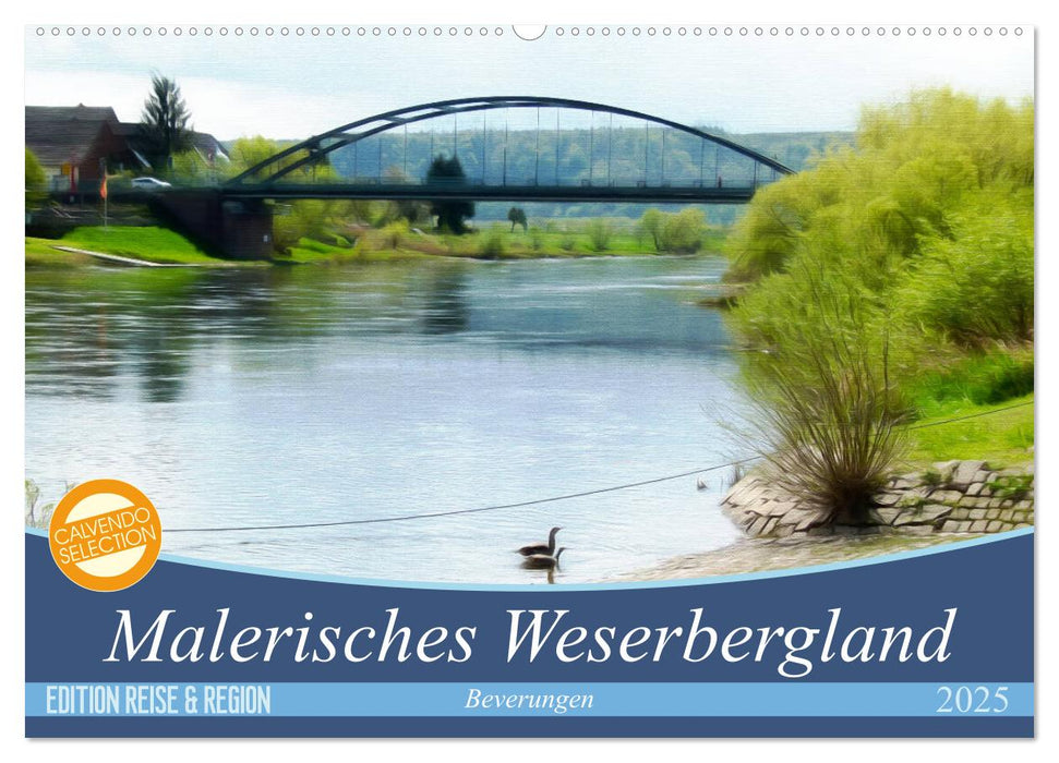 Malerisches Weserbergland - Beverungen (CALVENDO Wandkalender 2025)