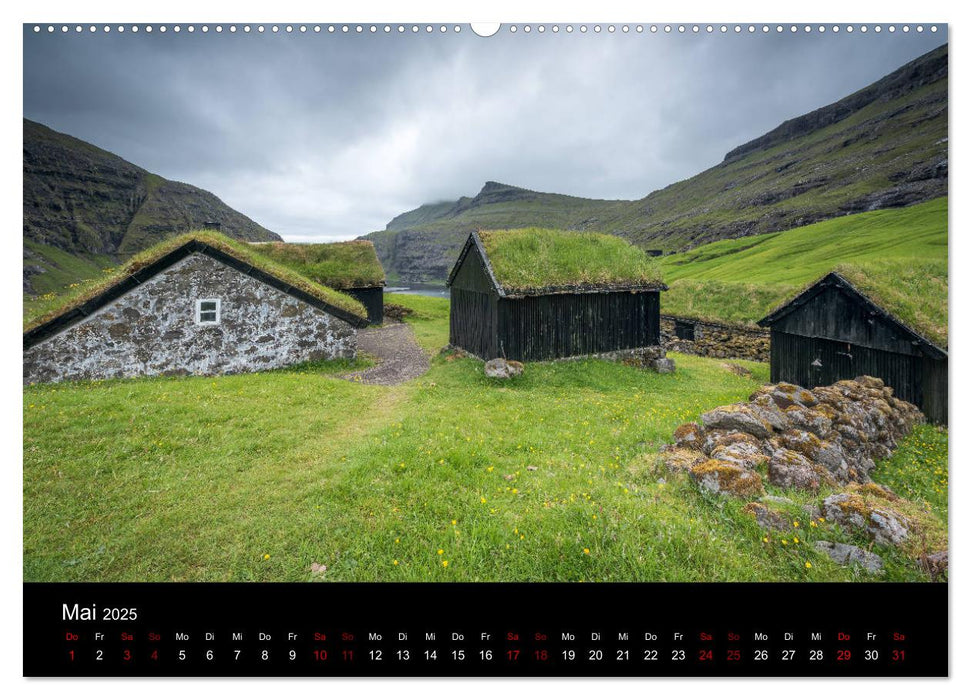 Färöer - Naturwunder im Nordatlantik (CALVENDO Wandkalender 2025)