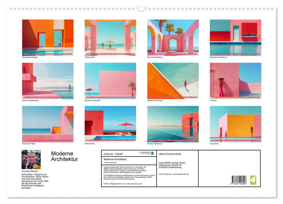 Moderne Architektur (CALVENDO Wandkalender 2025)