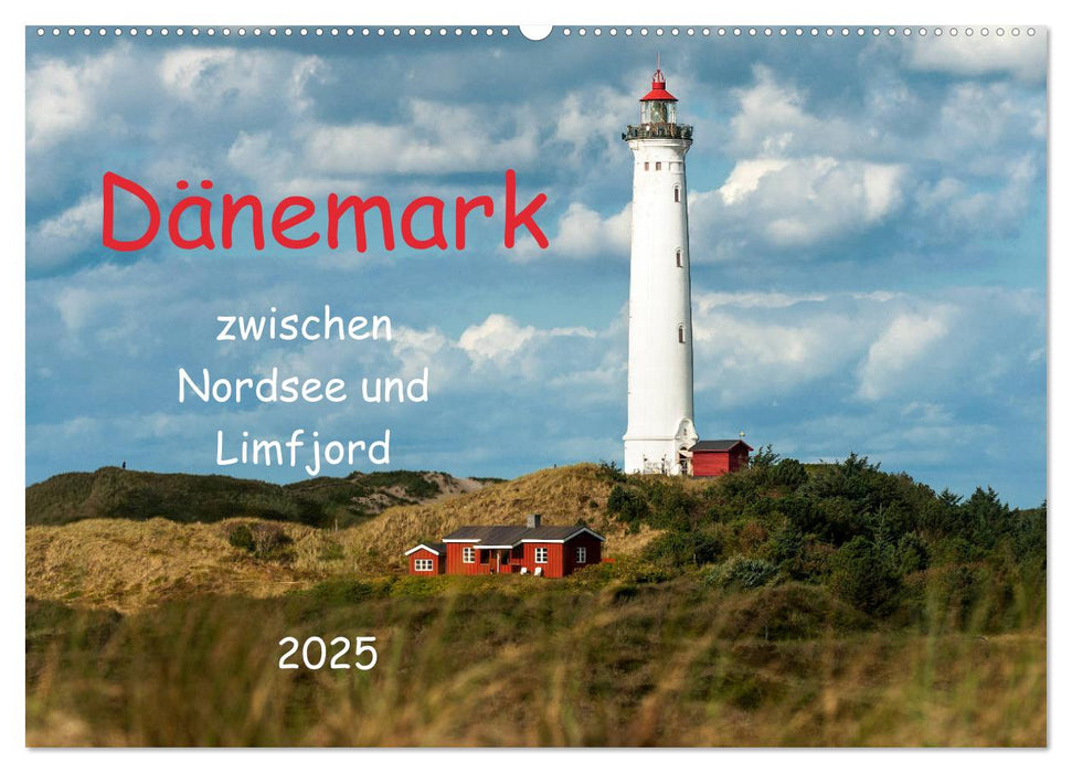 Dänemark zwischen Nordsee und Limfjord (CALVENDO Wandkalender 2025)