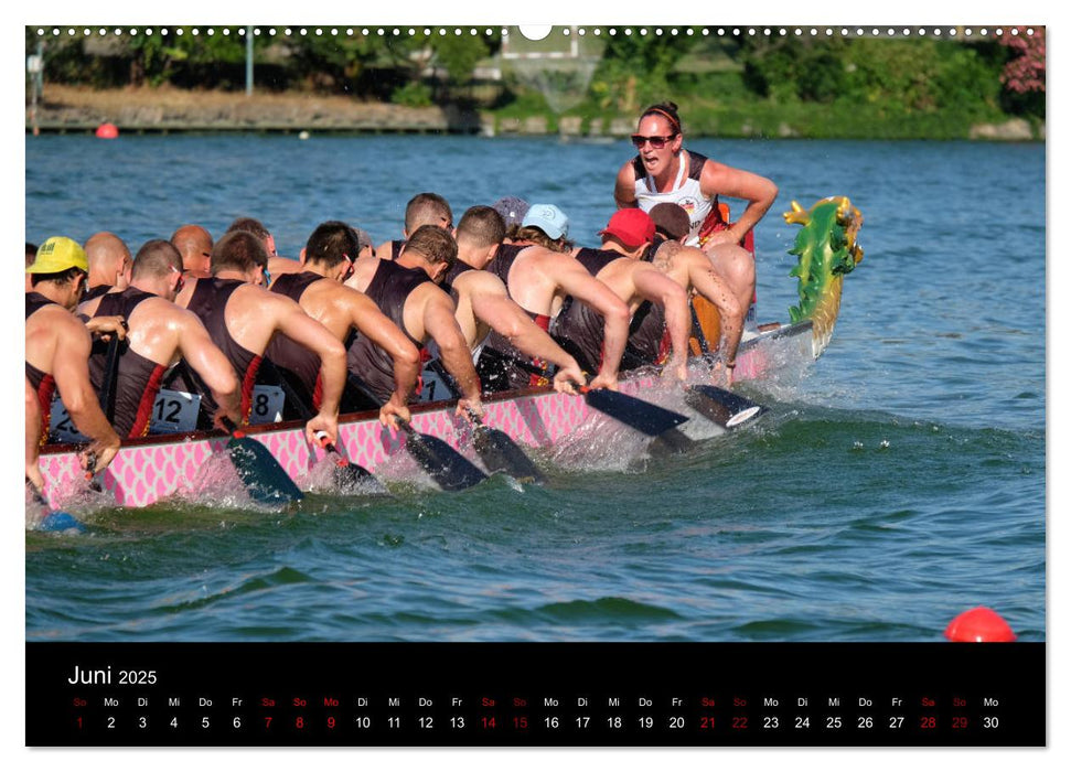 Drachenboot - MissionRome (CALVENDO Wandkalender 2025)