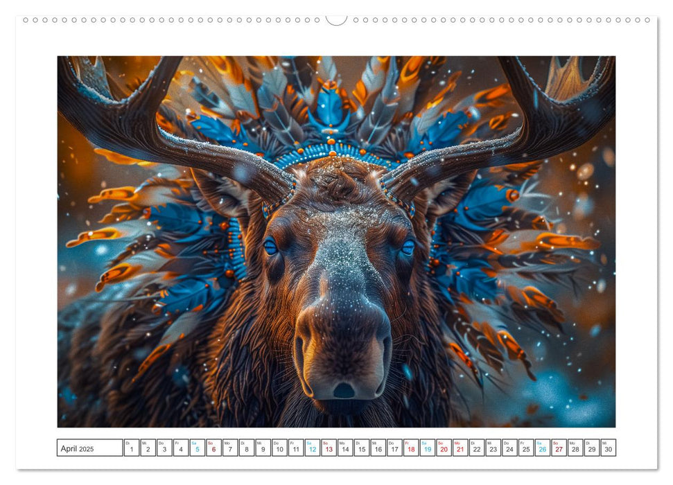 Tierische Schamanen (CALVENDO Wandkalender 2025)