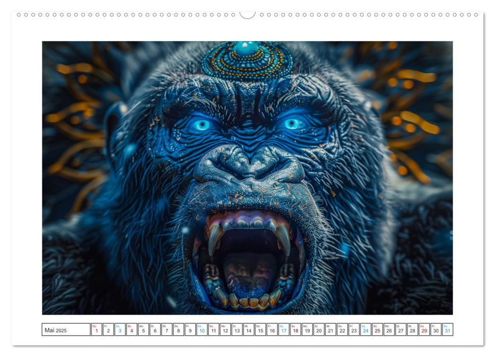 Tierische Schamanen (CALVENDO Wandkalender 2025)