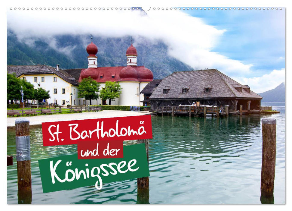 St. Bartholomä und der Königssee (CALVENDO Wandkalender 2025)