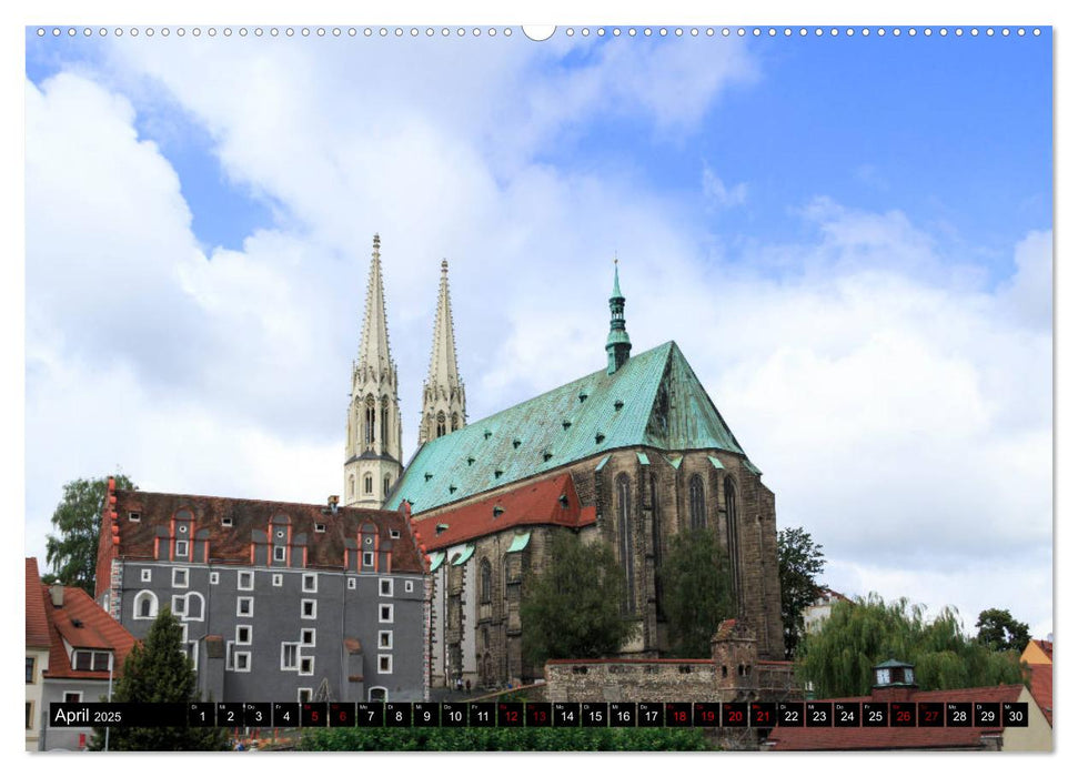 Görlitz - geteilte Stadt an der Neiße (CALVENDO Wandkalender 2025)