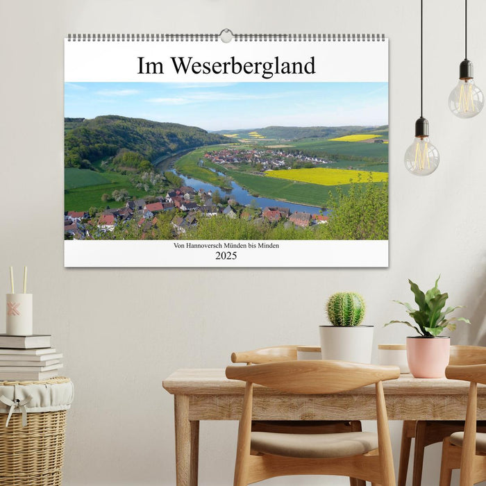 Im Weserbergland - Von Hannoversch Münden bis Minden (CALVENDO Wandkalender 2025)